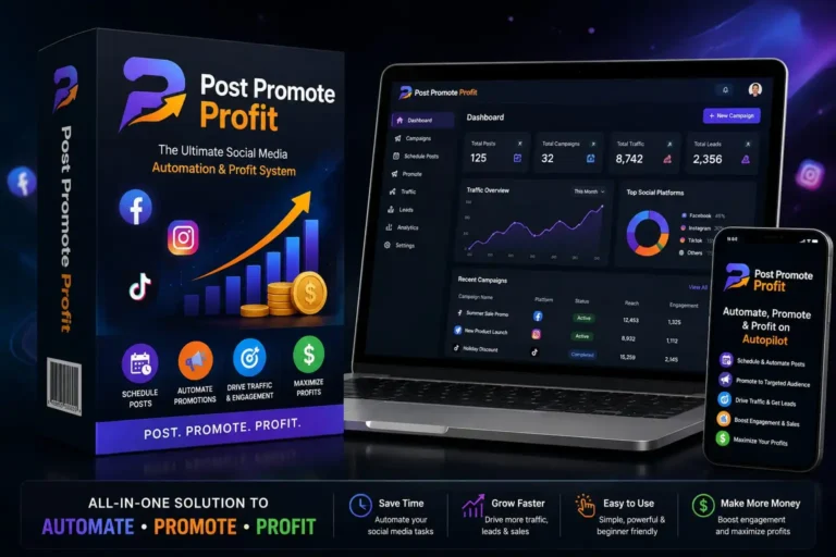 Post Promote Profit review hero image showing Tyler Wise's affiliate course
