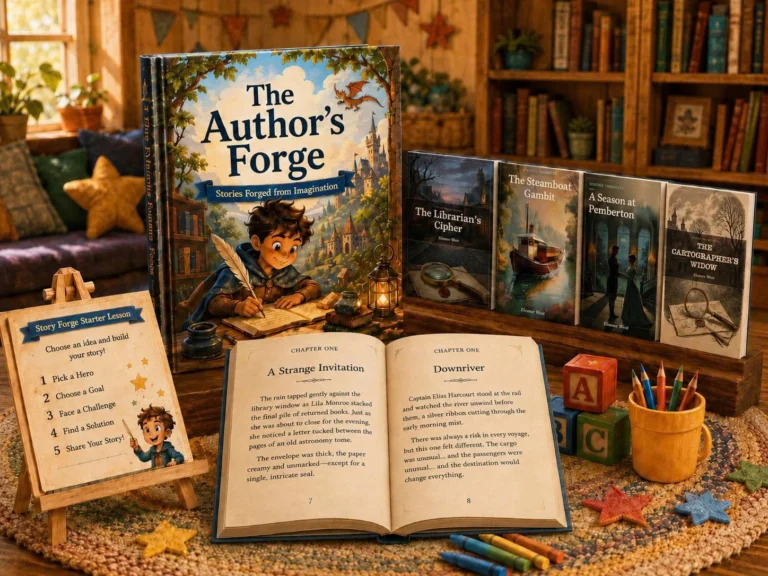 The Author's Forge review — AI Kindle book writing studio dashboard